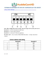 Preview for 6 page of HuddleCamHD 30X Installation & Operation Manual