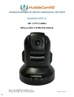 HuddleCamHD 3X Gen2 Installation & Operation Manual preview