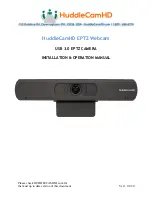 Preview for 1 page of HuddleCamHD HC-EPTZ-USB Installation & Operation Manual