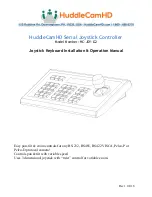 Preview for 1 page of HuddleCamHD HC-JOY-G2 Installation & Operation Manual