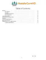 Preview for 2 page of HuddleCamHD HC-MT-4KPRO User Manual