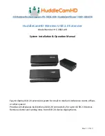 Preview for 1 page of HuddleCamHD HC-USB2-AIR System Installation And Operation Manual