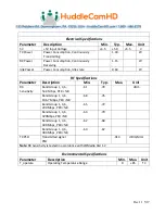 Preview for 3 page of HuddleCamHD HC-USB2-AIR System Installation And Operation Manual