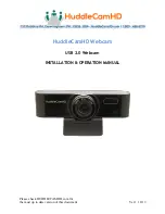 Preview for 1 page of HuddleCamHD HC-WEBCAM-94 Installation & Operation Manual