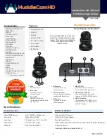 HuddleCamHD HC10X-720-BK Datasheet preview