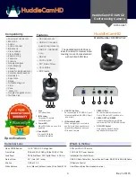 Предварительный просмотр 7 страницы HuddleCamHD HC10X-720-BK Datasheet