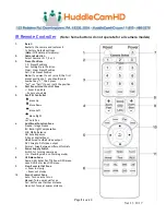 Preview for 11 page of HuddleCamHD HC10X-GY-G2 Installation & Operation Manual