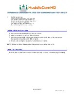 Preview for 12 page of HuddleCamHD HC10X-GY-G2 Installation & Operation Manual