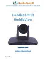 HuddleCamHD HuddleView Installation & Operation Manual preview