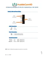 Preview for 9 page of HuddleCamHD SimplTrack Installation & Operation Manual