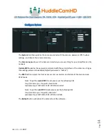 Preview for 14 page of HuddleCamHD SimplTrack Installation & Operation Manual