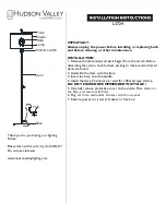 Preview for 1 page of HUDSON VALLEY LIGHTING L3724-PN Installation Instructions