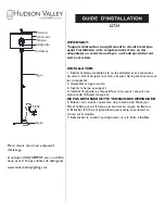 Preview for 2 page of HUDSON VALLEY LIGHTING L3724-PN Installation Instructions