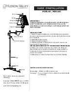 Preview for 2 page of HUDSON VALLEY LIGHTING MDSL601 Installation Instructions