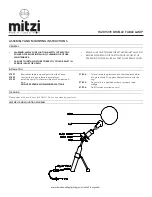 Preview for 1 page of HUDSON VALLEY LIGHTING mitzi BRIELLE Assembly And Mounting Instructions