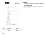 Предварительный просмотр 2 страницы HUDSON VALLEY LIGHTING mitzi CHRISTIE Installation Instructions