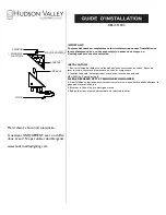 Предварительный просмотр 2 страницы hudson valley KBS1351203 Installation Instructions