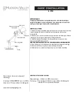 Предварительный просмотр 2 страницы hudson valley L 394 Installation Instructions