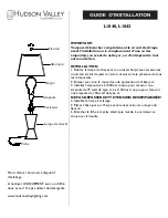 Preview for 2 page of hudson valley L1040 Installation Instruction