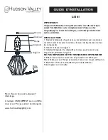 Preview for 2 page of hudson valley L1041 Installation Instructions