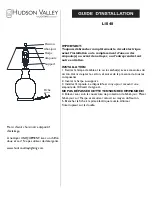 Preview for 2 page of hudson valley L1048 Installation Instructions