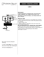 Предварительный просмотр 2 страницы hudson valley L1056 Installation Instructions