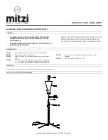 hudson valley mitzi JULIA HL294401 Assembly And Mounting Instructions предпросмотр