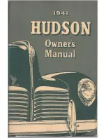 Hudson 1941 Big Boy Business Owner'S Manual предпросмотр