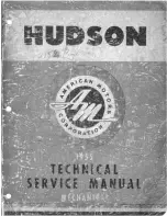 Hudson 1955 Rambler Technical & Service Manual preview