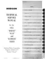 Предварительный просмотр 3 страницы Hudson 1955 Rambler Technical & Service Manual