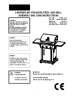 Preview for 1 page of Hudson 239418 Assembly, And Care Manual