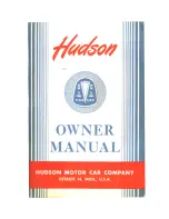 Hudson 481 Series Owner'S Manual предпросмотр