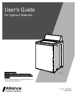 Huebsch Alliance Laundry Systems TR7 User Manual preview