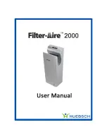 Huebsch Filter-Aire 2000 User Manual preview