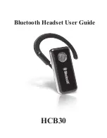 Preview for 1 page of Huey Chiao HCB30 User Manual