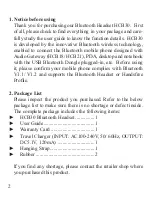 Preview for 4 page of Huey Chiao HCB30 User Manual