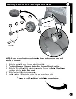 Предварительный просмотр 9 страницы Huffy 6V BMW Ride On Owner'S Manual