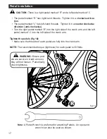 Предварительный просмотр 17 страницы Huffy 700c Owner'S Manual