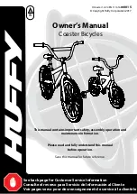 Предварительный просмотр 1 страницы Huffy coaster Owner'S Manual