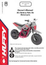 Huffy CR8-R Owner'S Manual предпросмотр