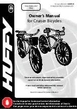 Предварительный просмотр 1 страницы Huffy cruiser Owner'S Manual