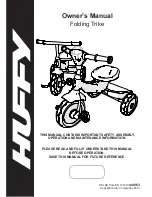 Huffy Folding Trike Owner'S Manual предпросмотр