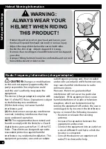 Preview for 4 page of Huffy H-eScooter Owner'S Manual