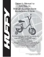 Предварительный просмотр 1 страницы Huffy Kids Ride-On Owner'S Manual