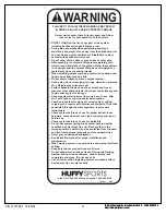 Preview for 4 page of Huffy Portable System Owner'S Manual