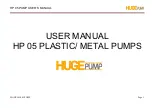 Huge Pump HP 05 User Manual preview