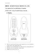 Предварительный просмотр 2 страницы HUGEWIN ELECTRONIC HXTC-4001 User Manual