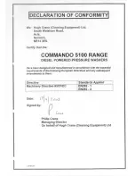 Предварительный просмотр 2 страницы Hugh Crane COMMANDO 5050 Operator'S Instruction Manual