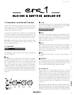 Preview for 3 page of Hughes & Kettner Acoustics era 1 Manual