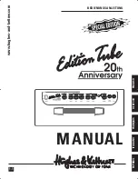 Hughes & Kettner 20th Anniversary Edition Tube Manual preview